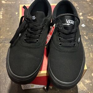Vans Black Canvas Doheny Sneakers